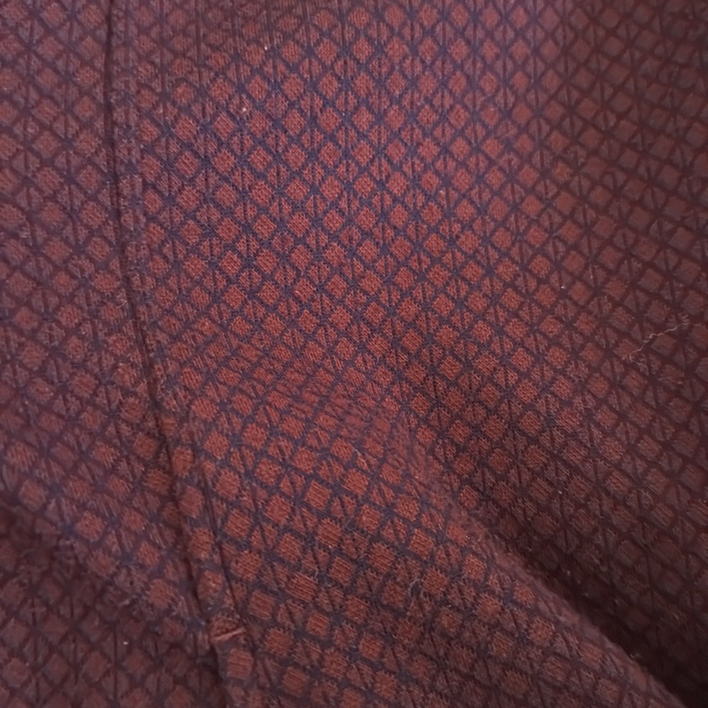 Merrell Geometric Cowl Neck Ponte Knit Long Sleeve Pocket Dress - Size Small - Picture 8 of 8